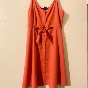 Forever 21 Tie-front dress, S
